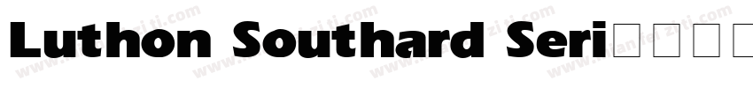 Luthon Southard Seri字体转换